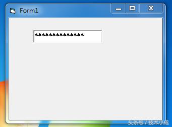 vb文本框password