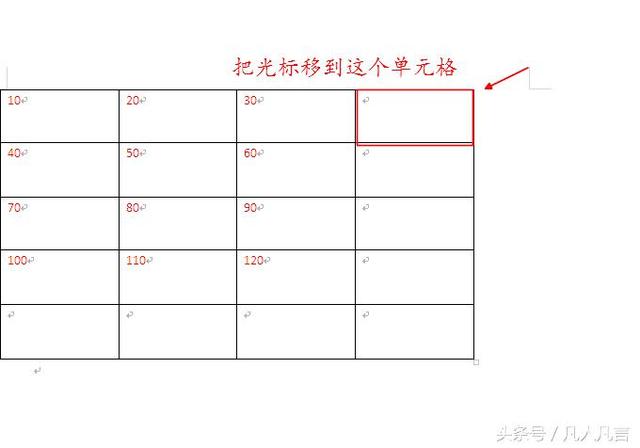 word中的自动求和