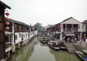 The ancient town that sets off one another to fall in modern city -- green riverside Zhu Jiajiao