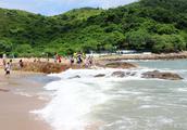 Summer has a good swim good place: Bay of father of Hong Sheng of Na Ya island