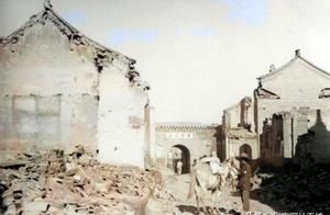 Old photograph: 1938, of act of Japanese army thug