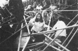 (of the history today) French football match cause