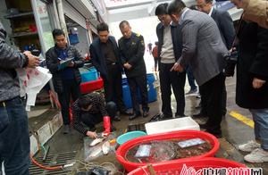 Sampling observation of food of Linyi city class w