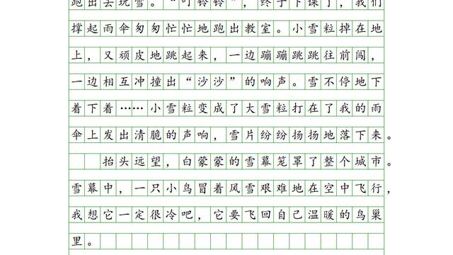 冬天的作文1000字