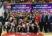 Female basket of Guangdong of total final of league matches of WCBA of 18-19 sports season carries o