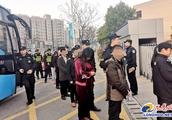 Police of new developed area of Nanjing river nort