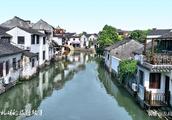 The beautiful scenery of Changjiang Delta ancient 