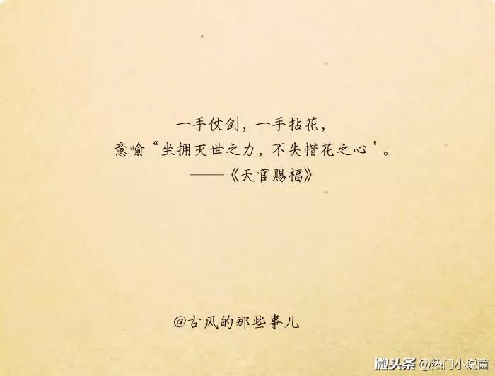 《天官赐福》里的经典语录