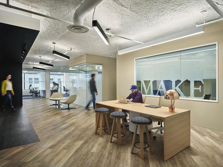 顶级设计公司Gensler设计的联合办公 - 今日头