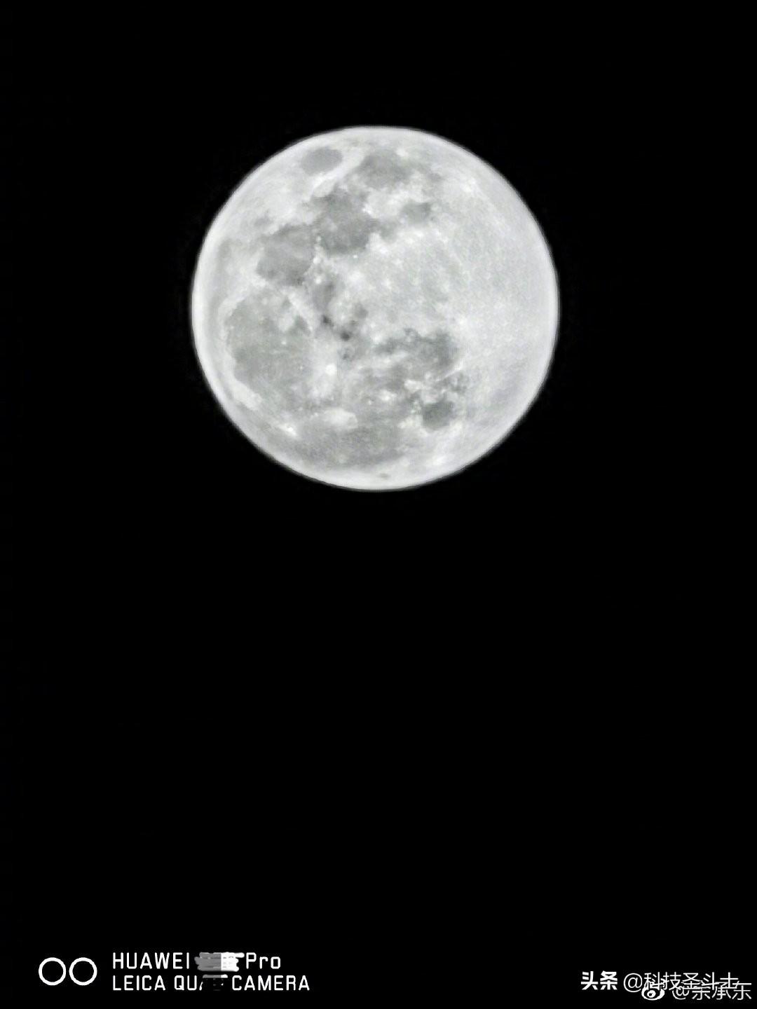 小米9拍的月亮和华为p30 pro拍的月 - 今日头条