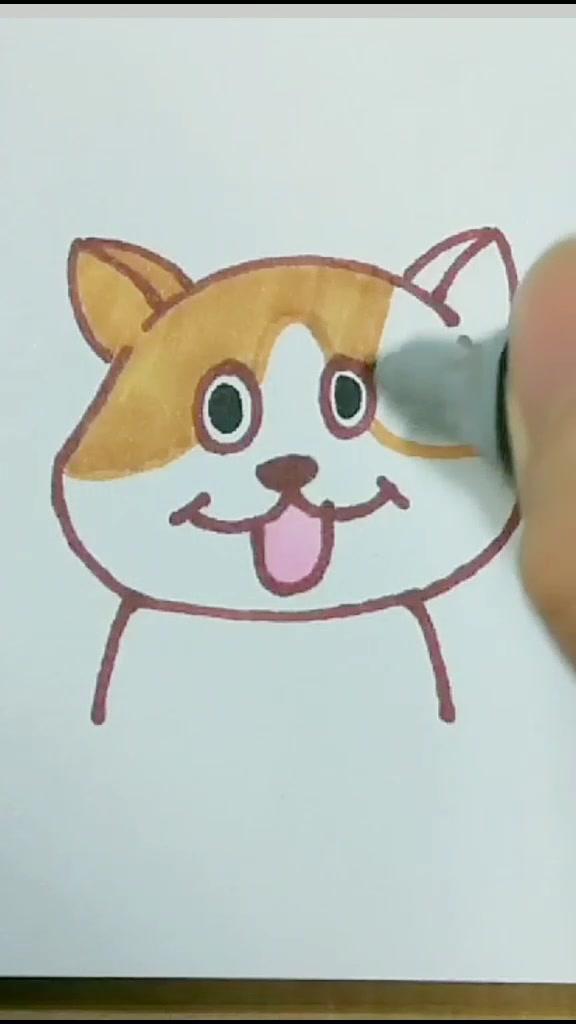 小小哈巴狗,出来走一走,爱看多看看,不看一边走!